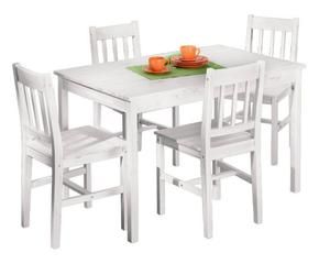 Set Tavolo E Sedie People L110 Grigio Tavoli Da Giardino In Ferro