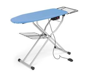 KADAX Asse Da Stiro Pieghevole Regolabile Con Accessori Integrati - Blu Scuro - Foto 3