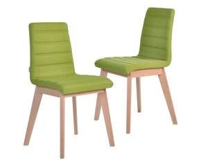 Eetkamerstoelen olijfgroen