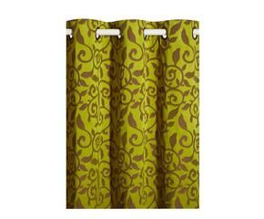 Grijze velours gordijnen