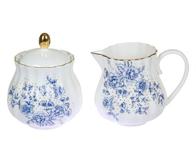 Set de azucarero y jarrita de leche Royal - azul