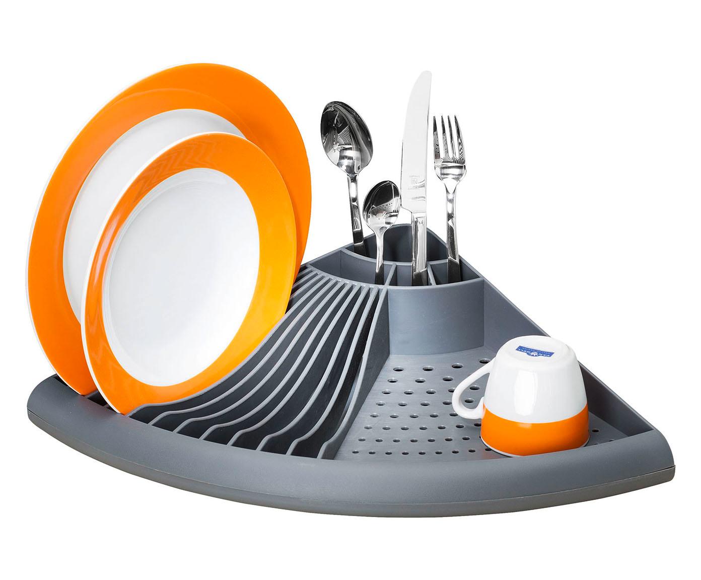 Scolapiatti Hausfelder - Con Leccada, Plastica Senza BPA, Per Interni Ed Esterni - Foto 3